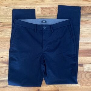 Express Men Dark Navy Slim Dress Pant Size 34 x 34